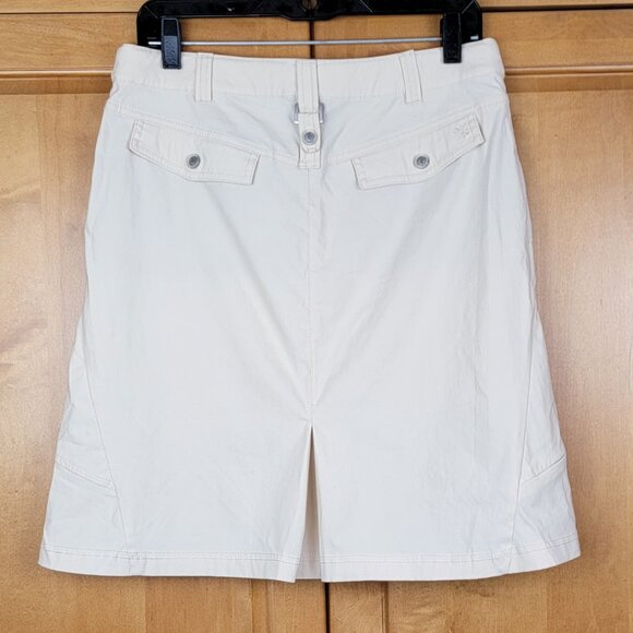 Athleta Beige Nylon Spandex Athletic Skirt with Pockets - 8 - Picture 2 of 16